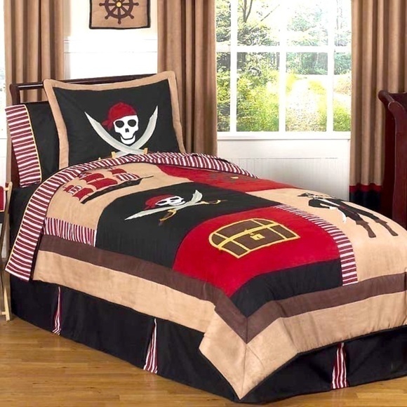 Sweet JoJo 5-piece Boy's Pirate Bedding Set full size - Picture 1 of 12